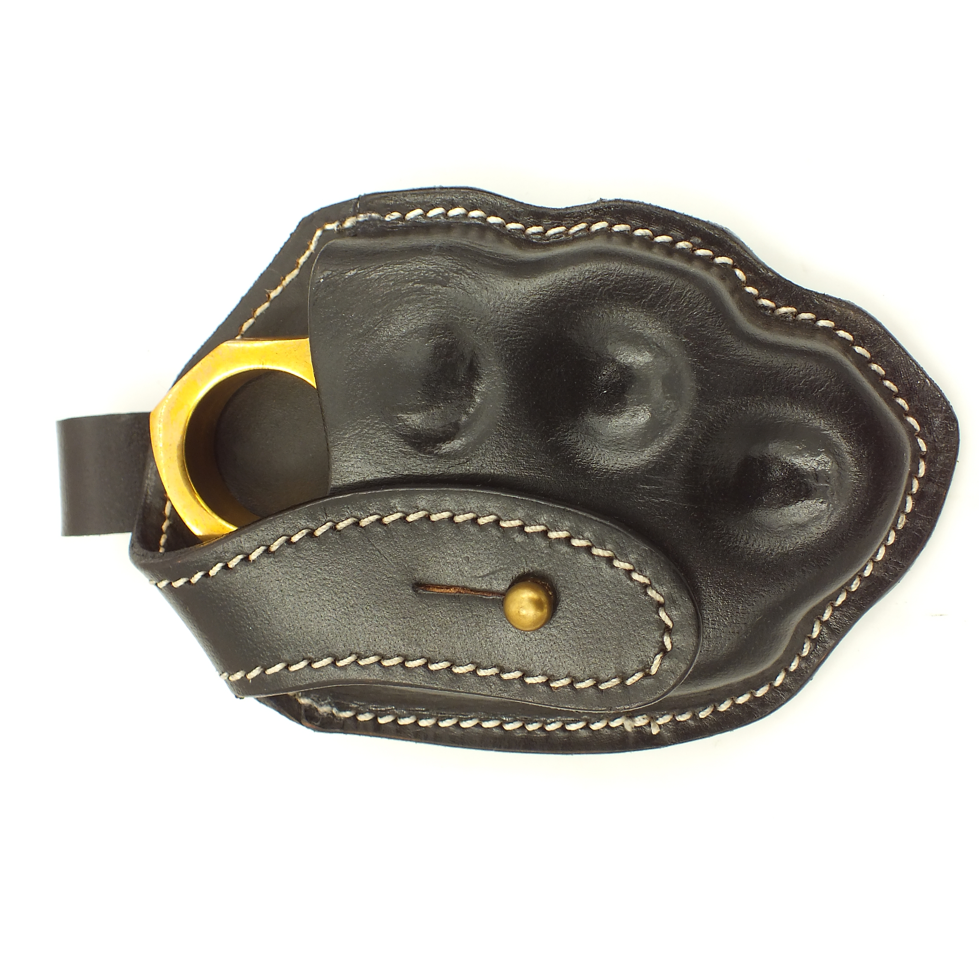 Leather Sheath Brass Knuckle